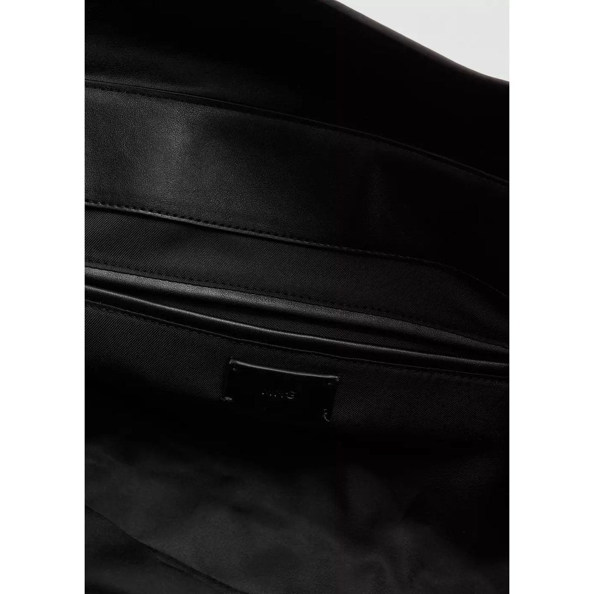 Sac bowling fermetures éclair noir, MANGO