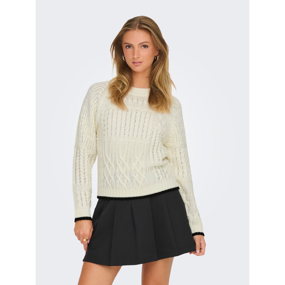 Pull En Maille eggnog, JDY