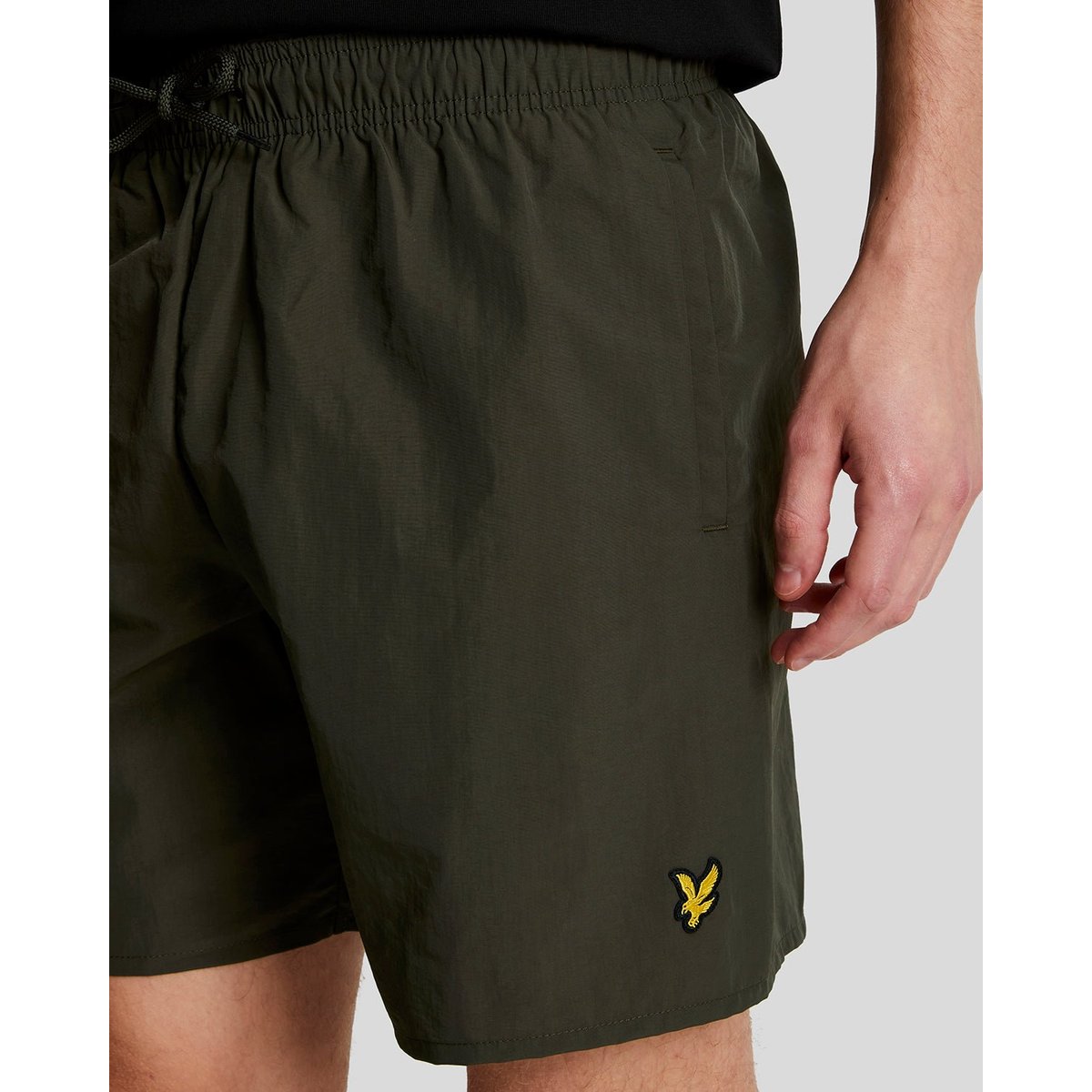 Short de bain Plain vert olive, LYLE & SCOTT