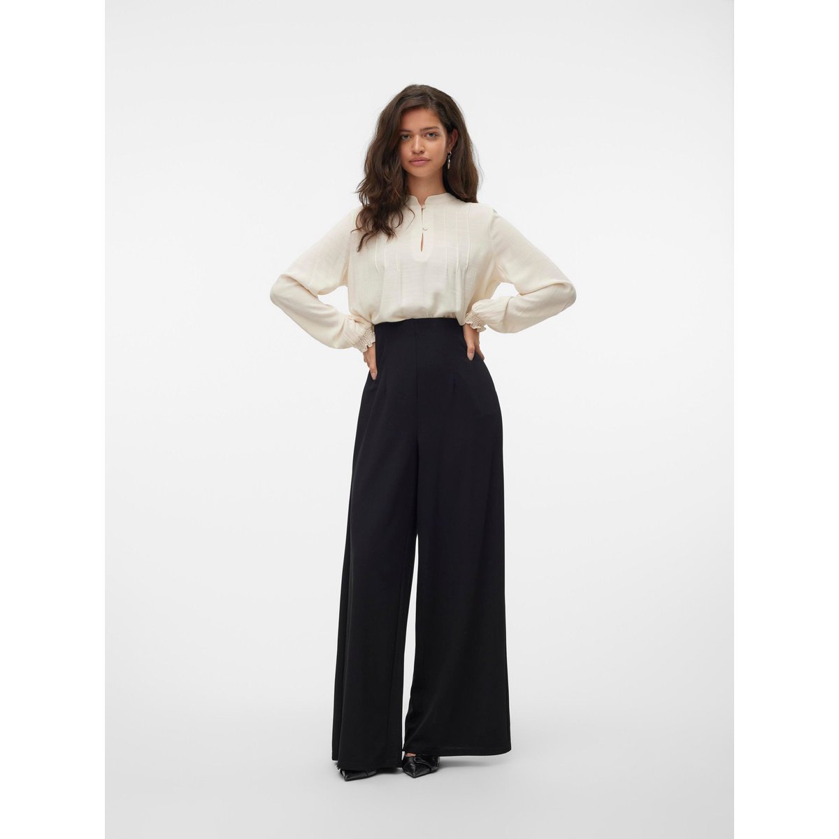 Pantalon À Jambe Large noire - black, VERO MODA