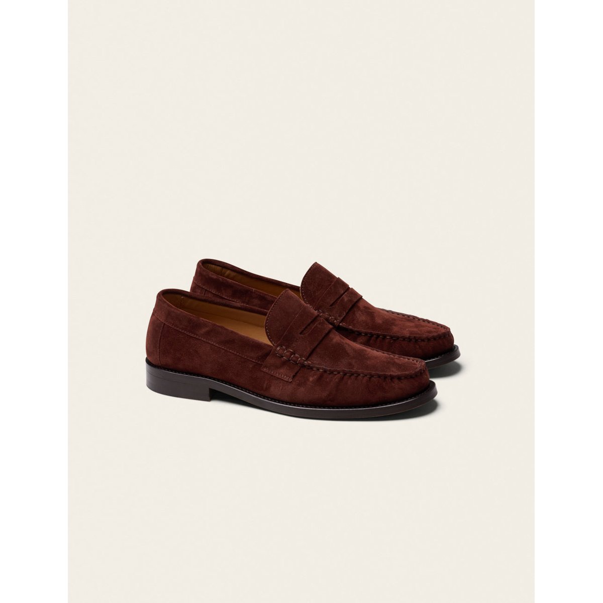Mocassins HALLEY suède marron, ODAJE
