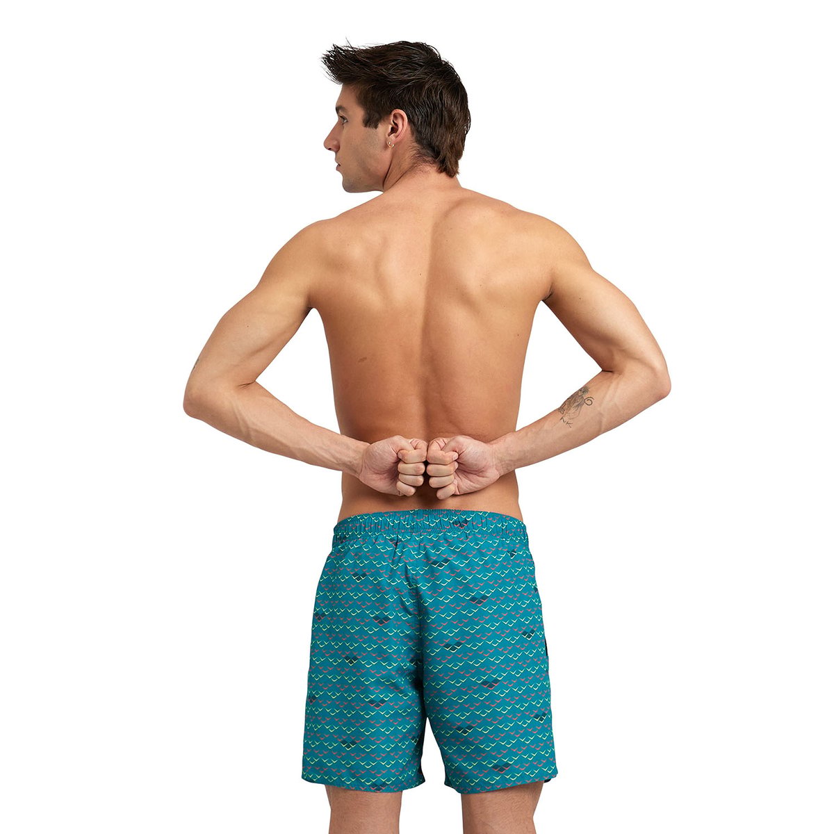 Boxer de plage Allover green lake logo, ARENA