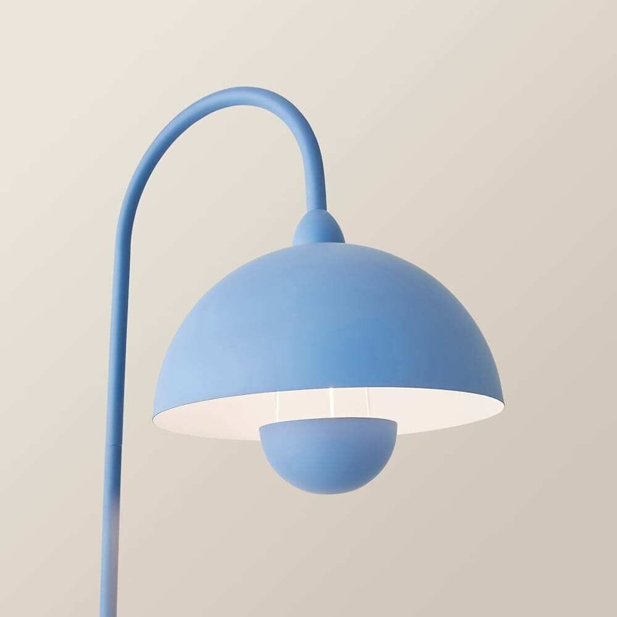 Tiffany Arched Dome Metal Floor Lamp blue, SO'HOME