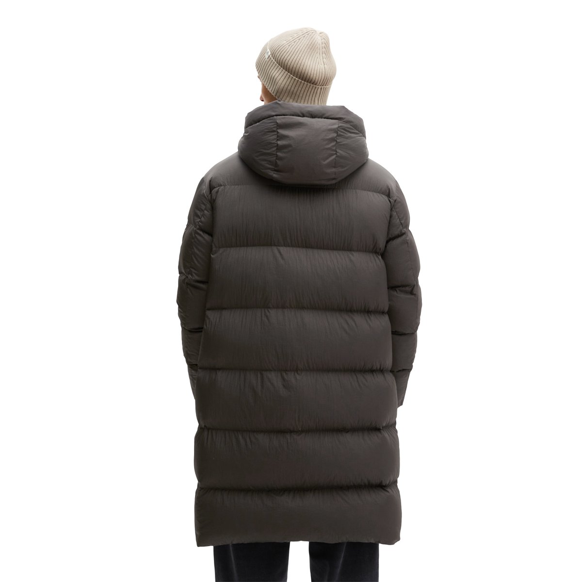 Manteau en duvet coupe regular léger et hydrofuge anthracite, MARC O'POLO