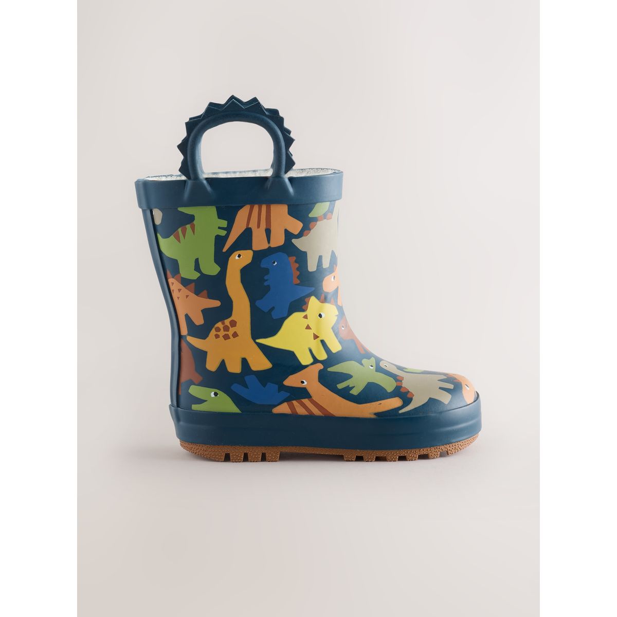 Bottes en caoutchouc à poignée et doublure bleu marine, NEXT
