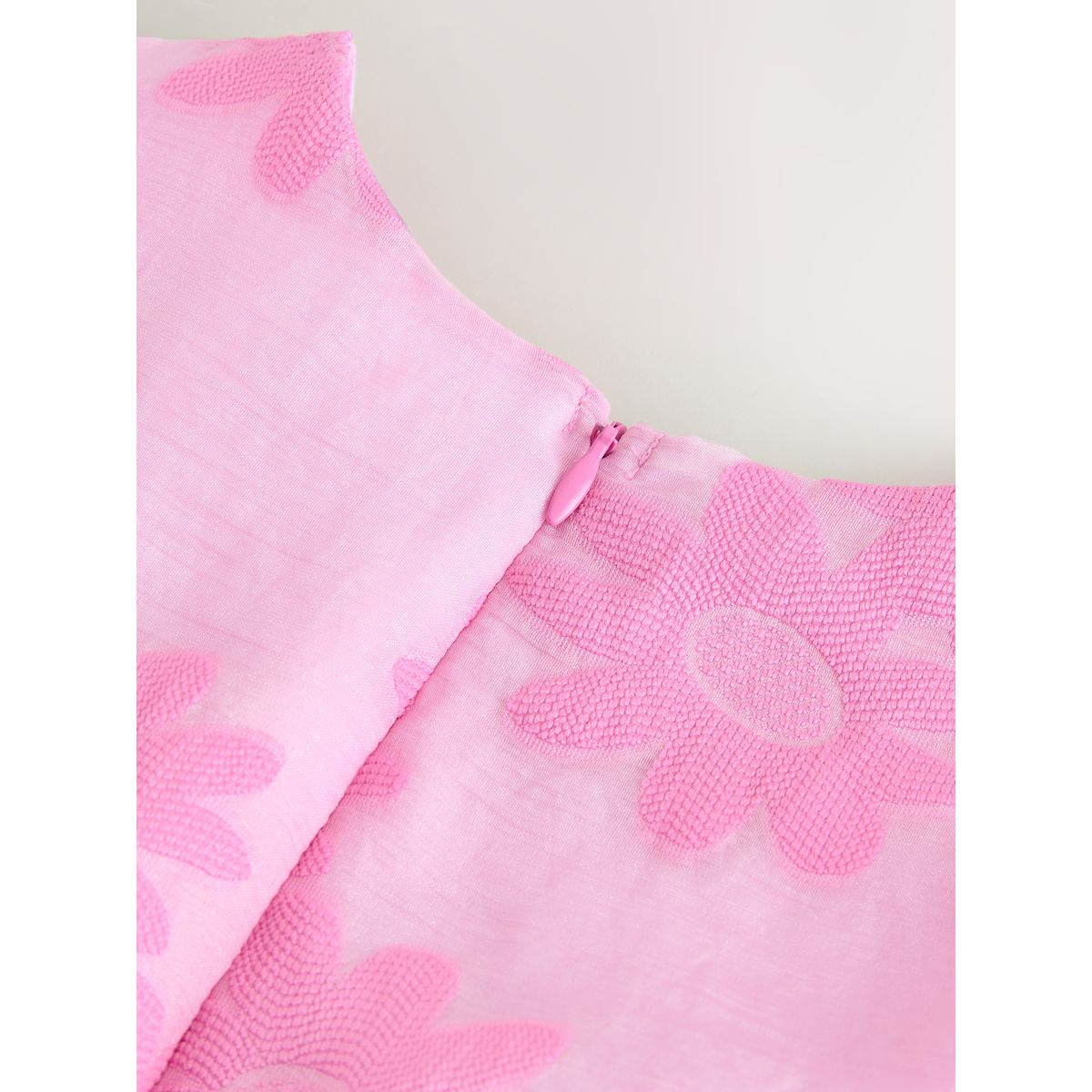Robe texturée à motif floral rose, NEXT