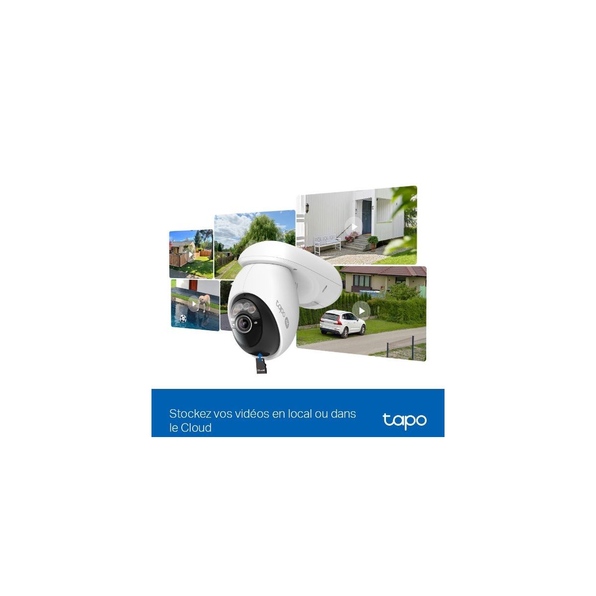 Caméra de surveillance Tapo TC92K + panneau solaire couleur unique, TP-LINK