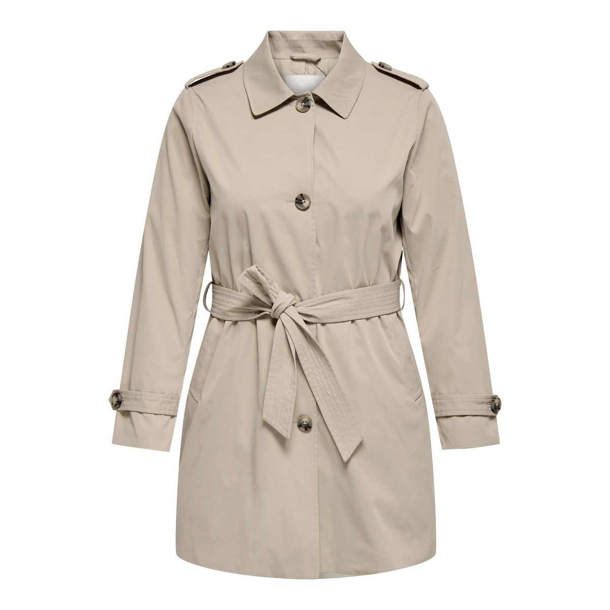 Trench Coat marron - island fossil, ONLY CARMAKOMA
