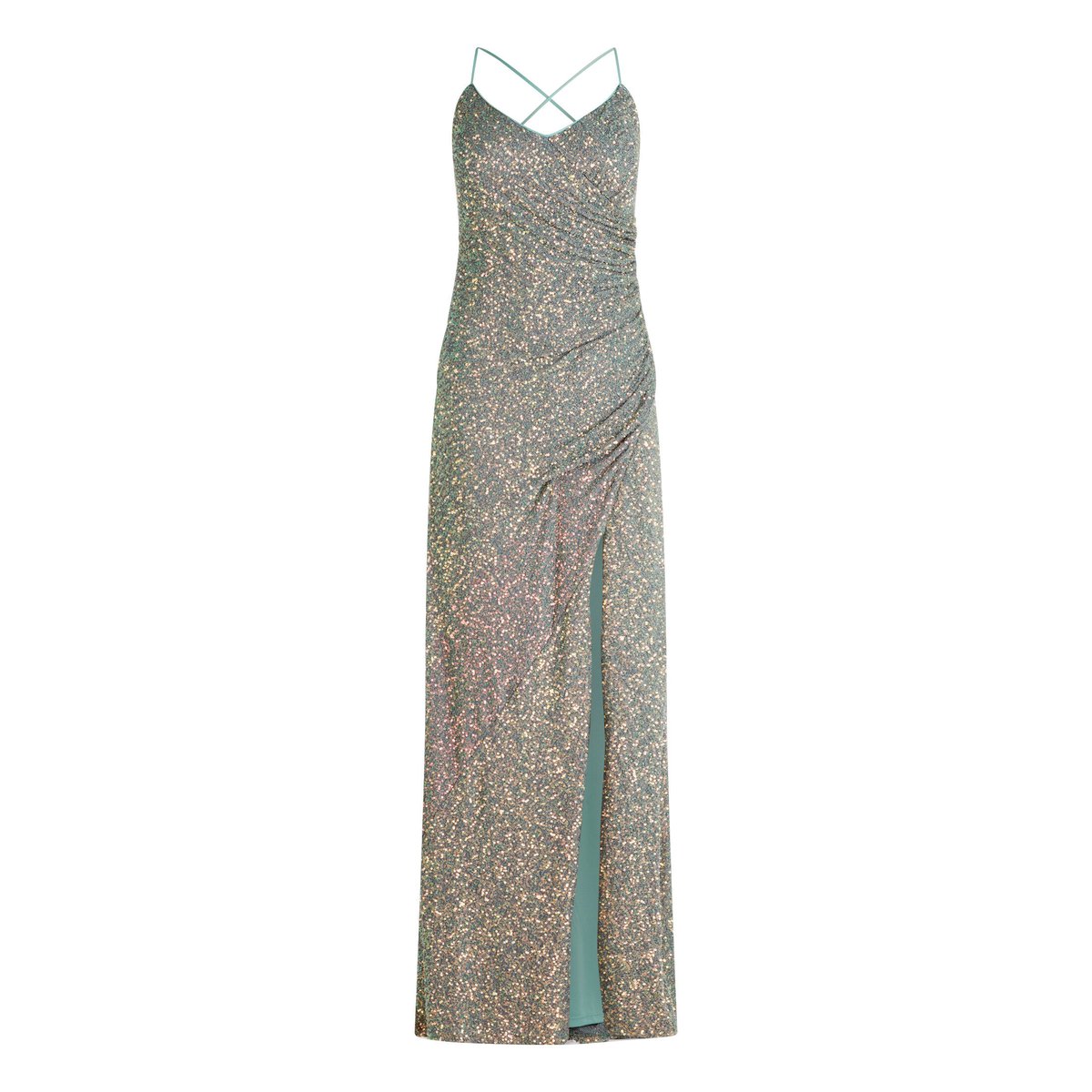 Robe de soirée près du corps blue shades, VERA MONT