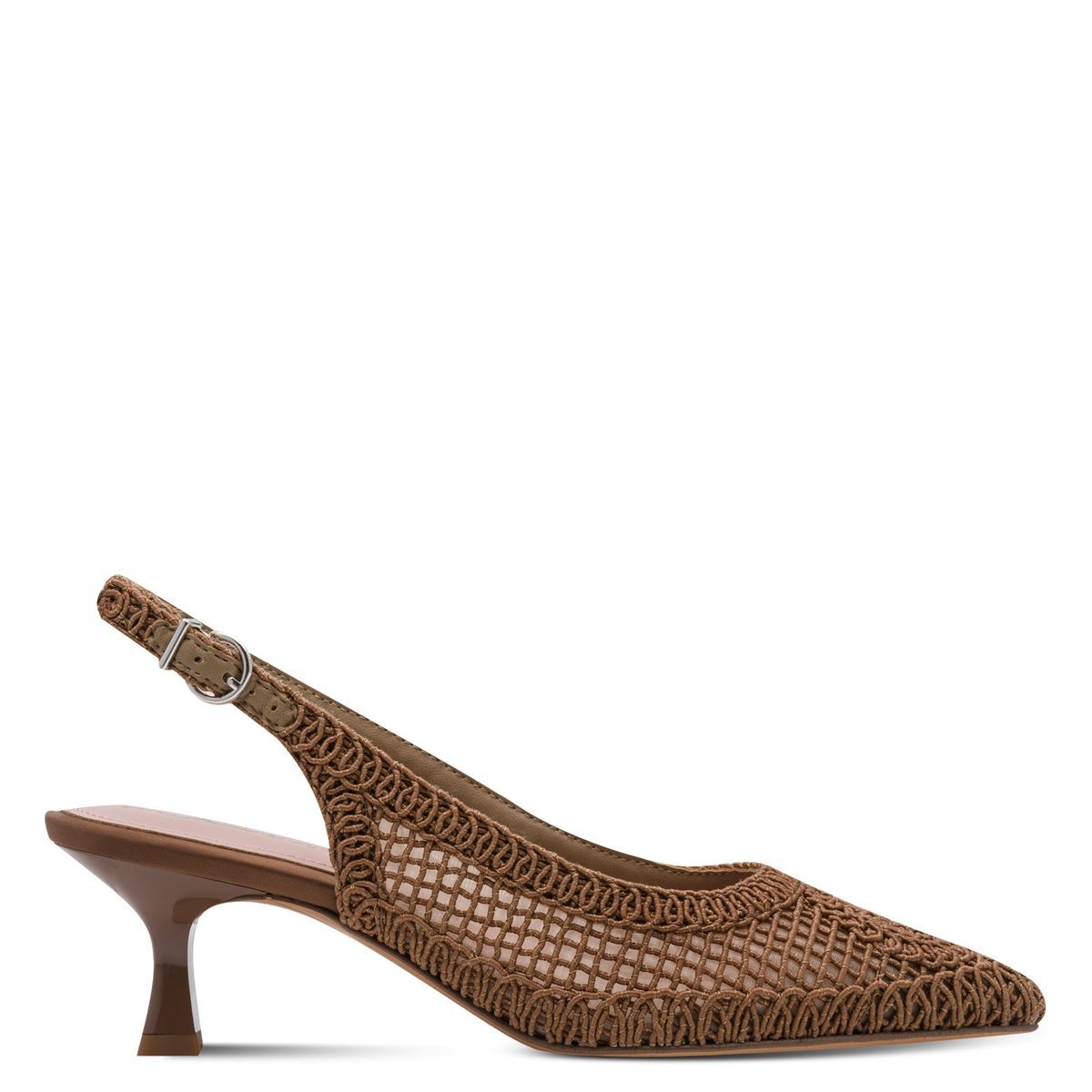 escarpin en boucle marron, TAMARIS