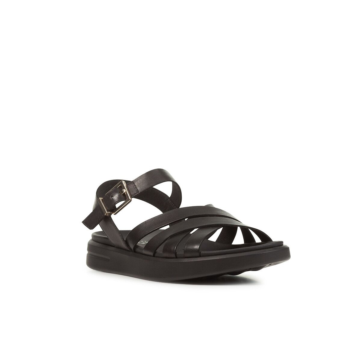 Sandalias de piel Xand 2S negro, GEOX