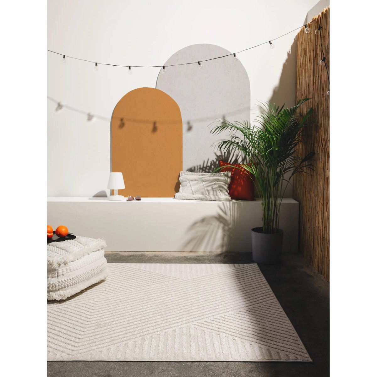Tapis d'extérieur & intérieur MARS crème, BENUTA