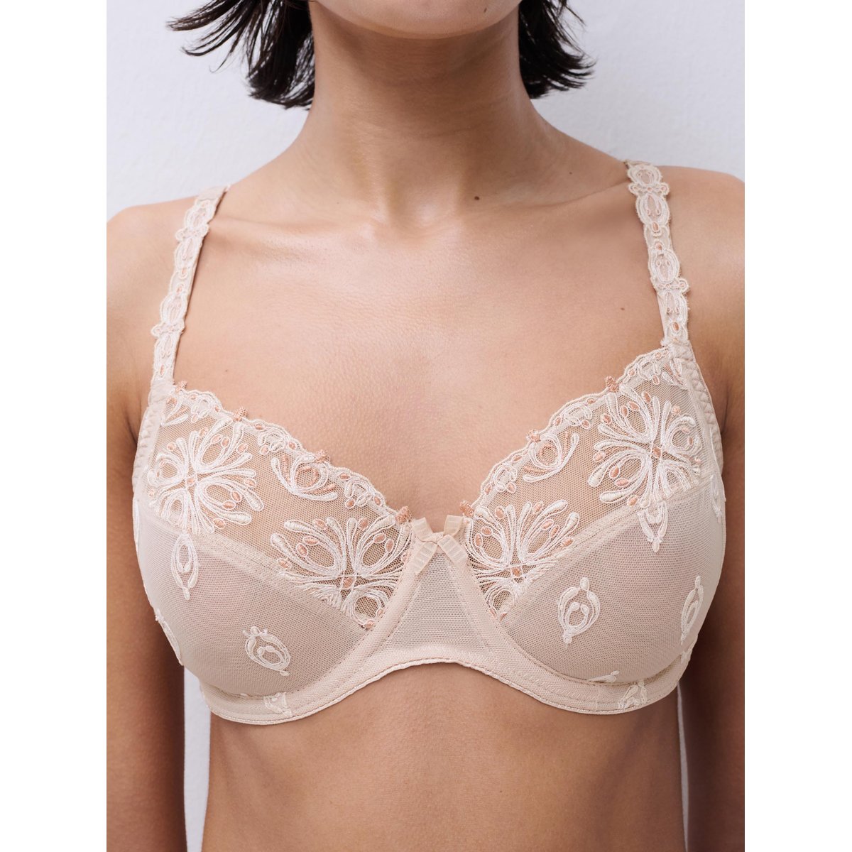 Soutien-gorge à armatures emboîtant Champs Elysées dune, CHANTELLE