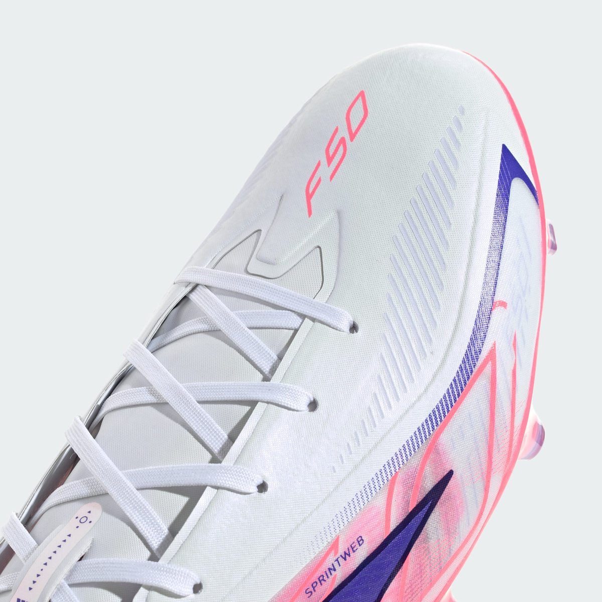 Chaussures De Football F50 Hyperfast Pro Terrain Souple Chaussures De Football F50 Hyperfast Pro Terrain Souple cloud white / solar purple / solar turbo, adidas Performance
