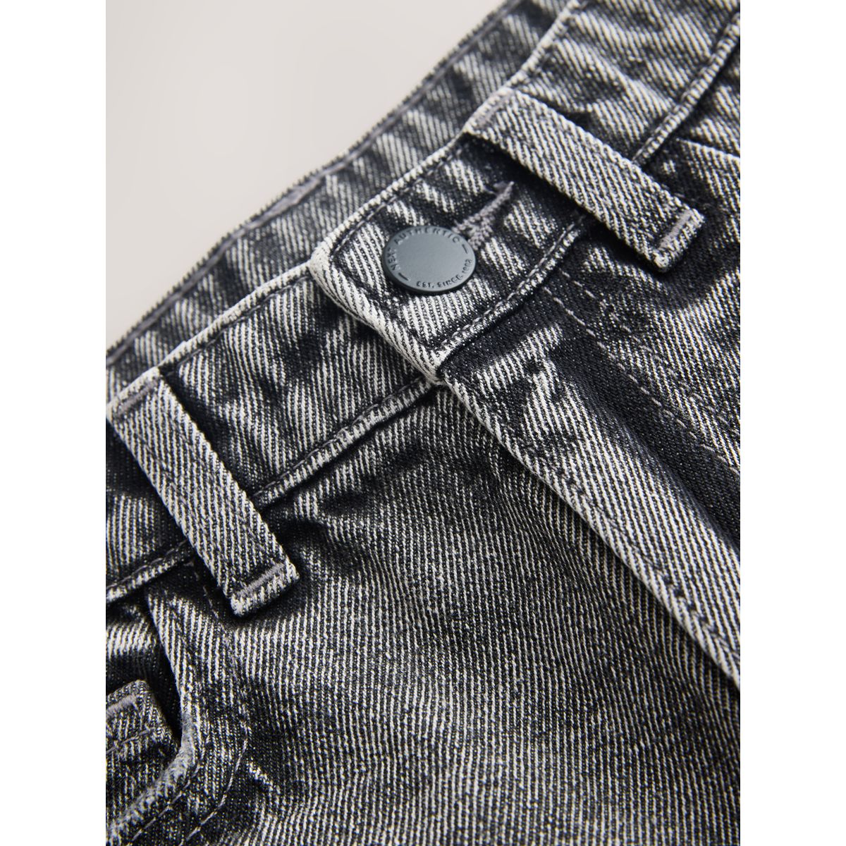 Jean coupe ample jean gris, NEXT
