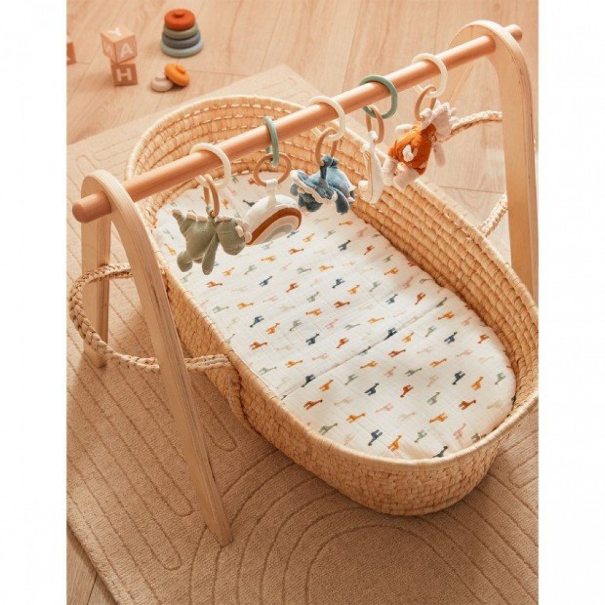 Arche de jeux en bois beige, NOUKIE'S