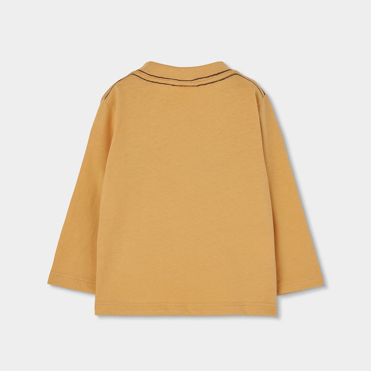 T-shirt garçon en maille à imprimé ours jaune, BOBOLI