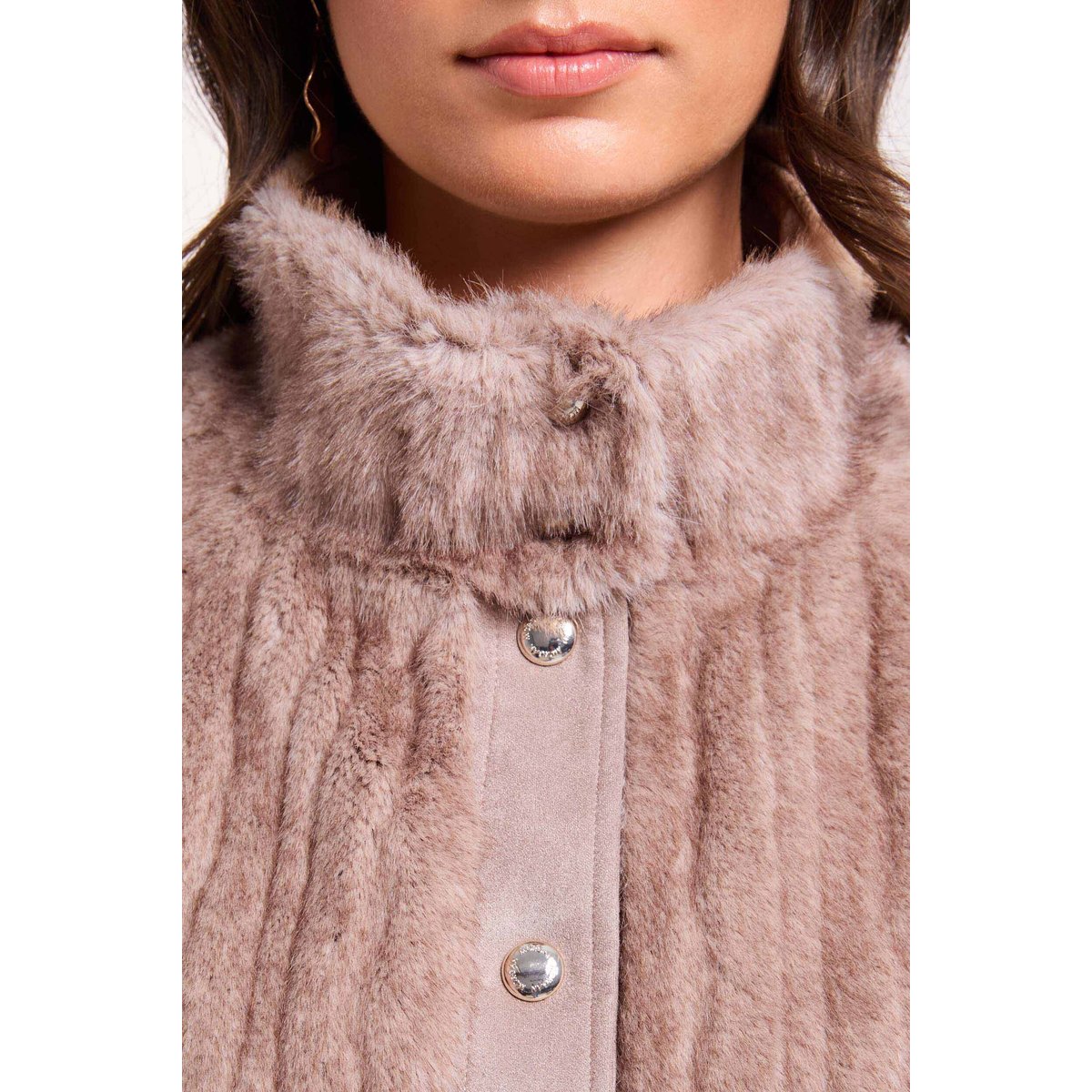 Manteau court beige, MORGAN