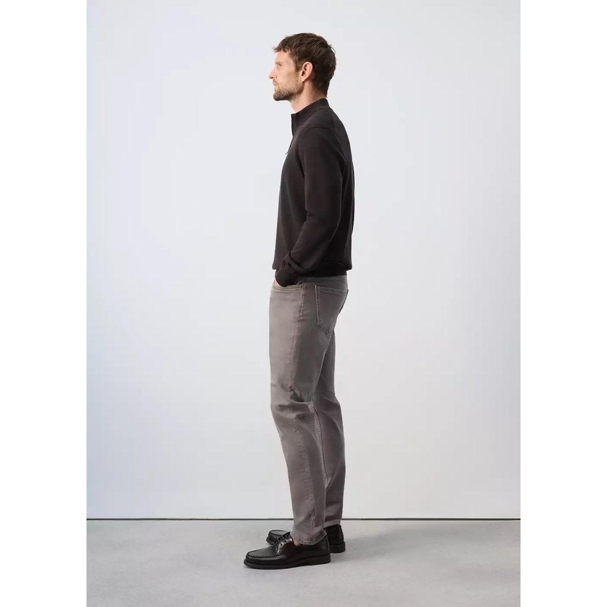 Jean Patrick slim fit Ultra Soft Touch gris vison, MANGO MAN