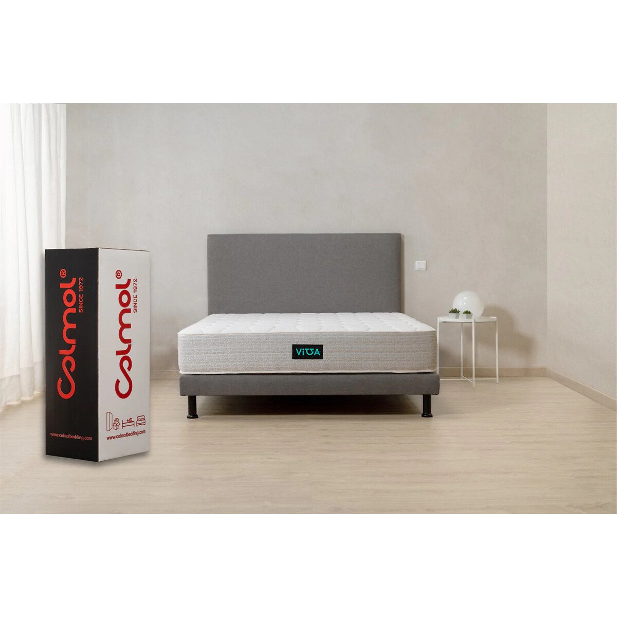 Colchão de molas ensacadas SSI Vitta, Colmol branco, COLMOL
