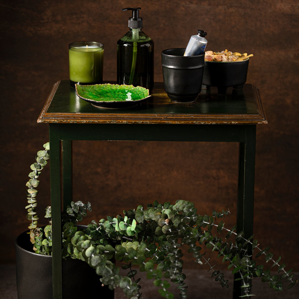Vase/Verre 10 RIVIERA BATH sable noir, COSTA NOVA