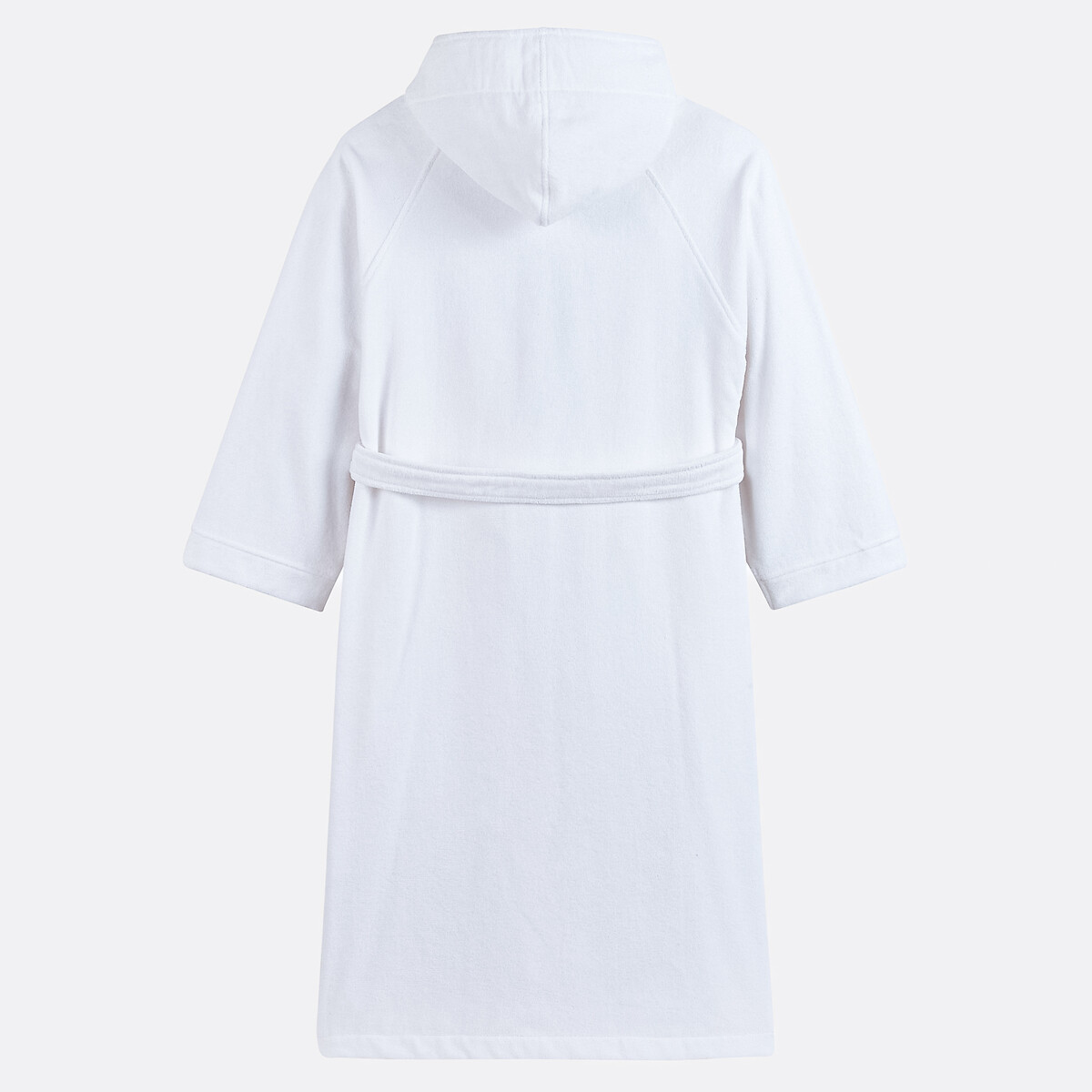 Peignoir à capuche, en éponge velours personnalisé, TRIZIE blanc, LA REDOUTE INTERIEURS