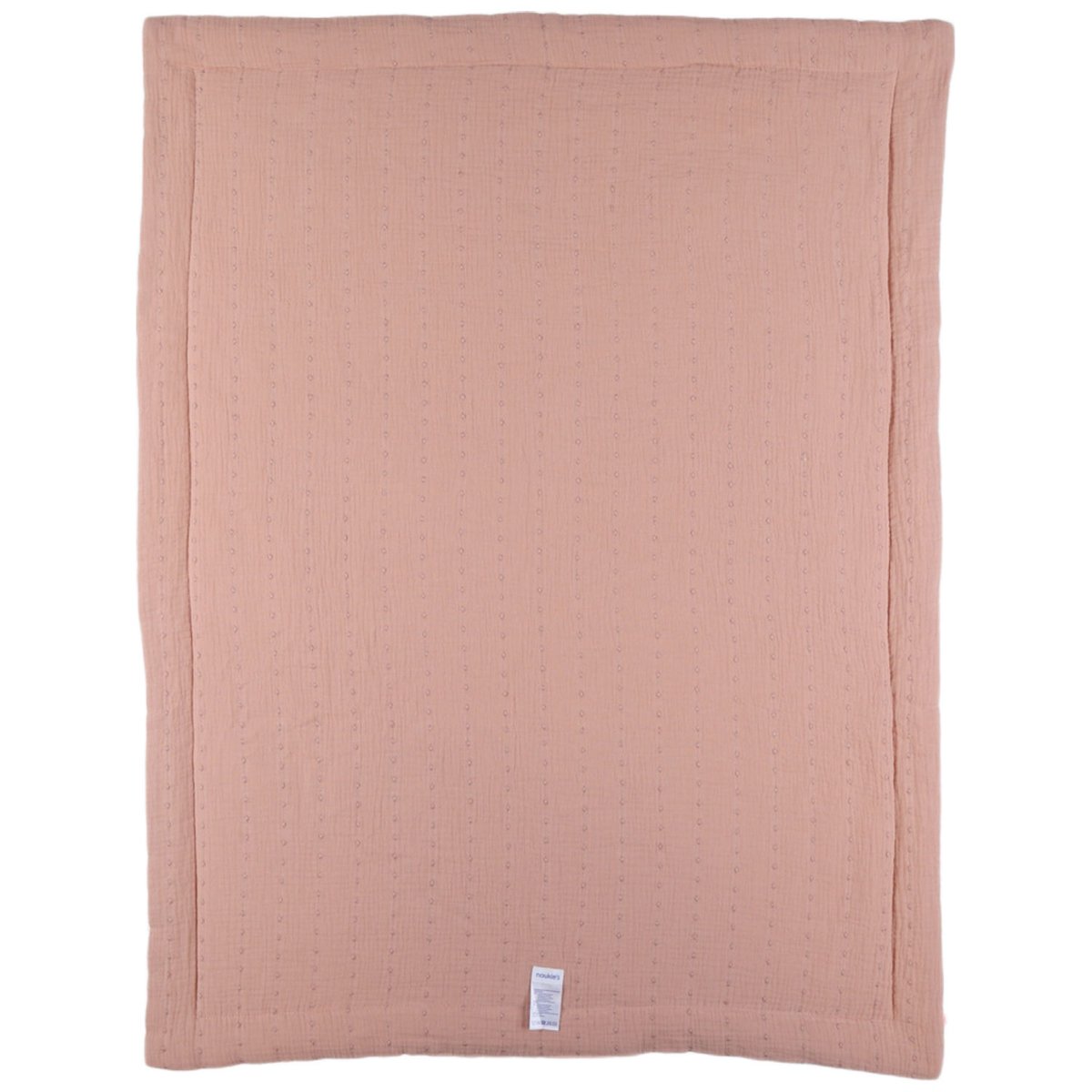 Couverture ecru, rose, NOUKIE'S