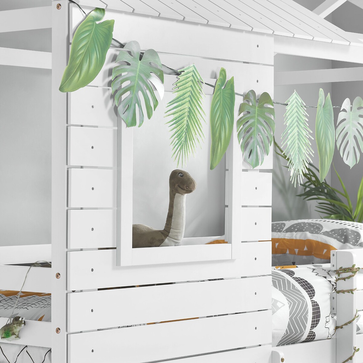 Ascent Treehouse Pine Bunk Bed white, SO'HOME