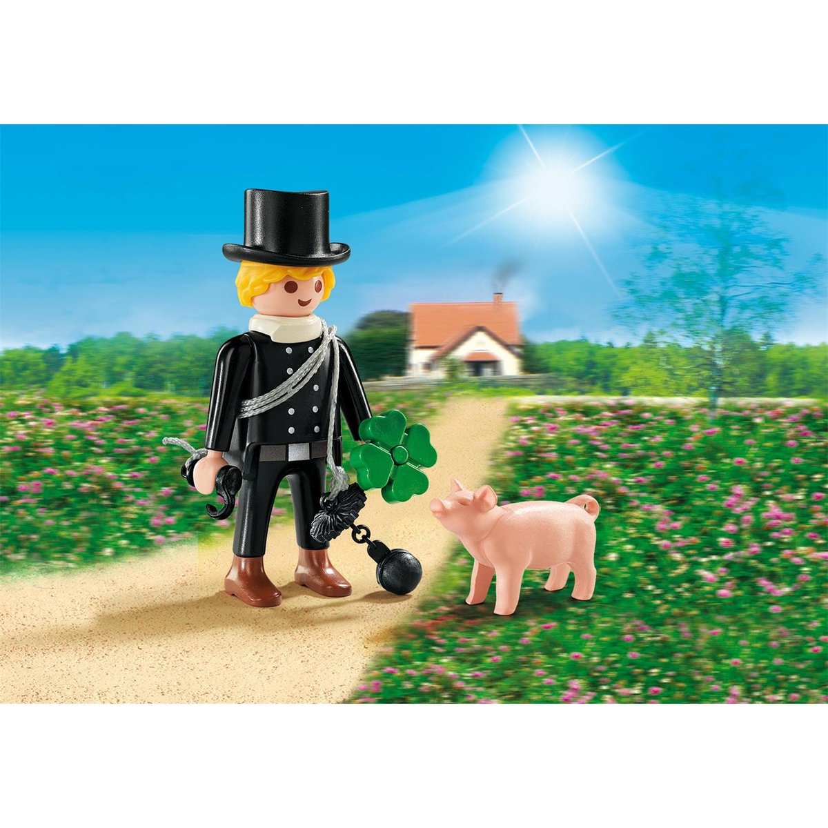Ramoneur avec trèfle à quatre feuilles multicolore, PLAYMOBIL