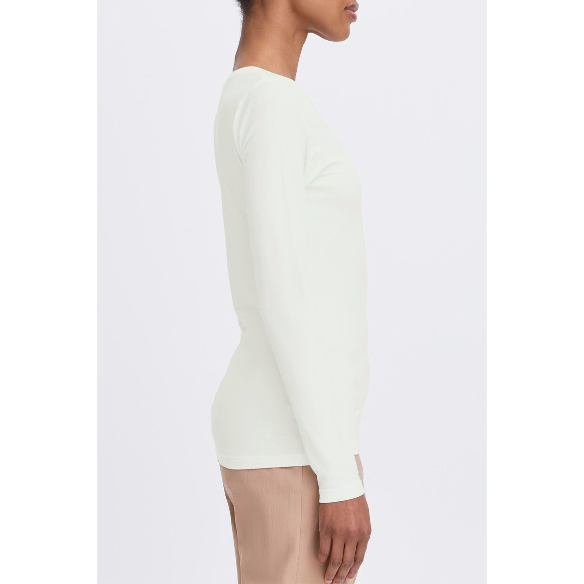 Á manches longues blanc off white, B.YOUNG
