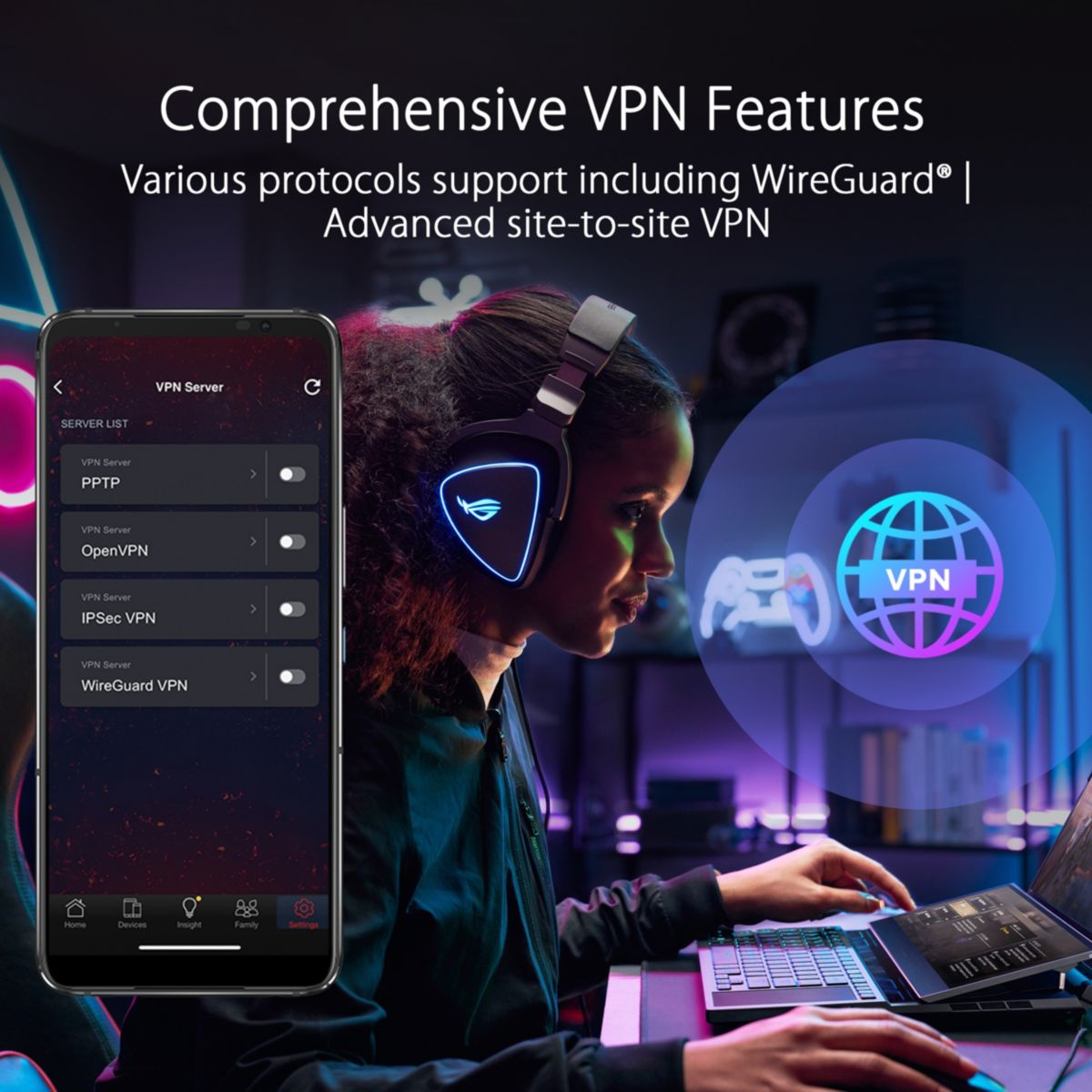 Routeur Wifi GT-BE98 couleur unique, ASUS