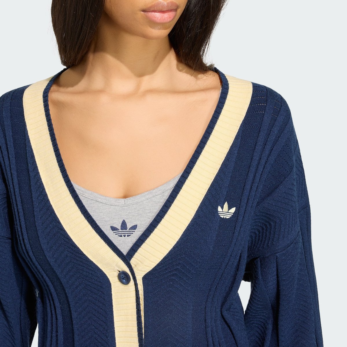 Cardigan À Torsades Cardigan À Torsades night indigo, adidas Originals