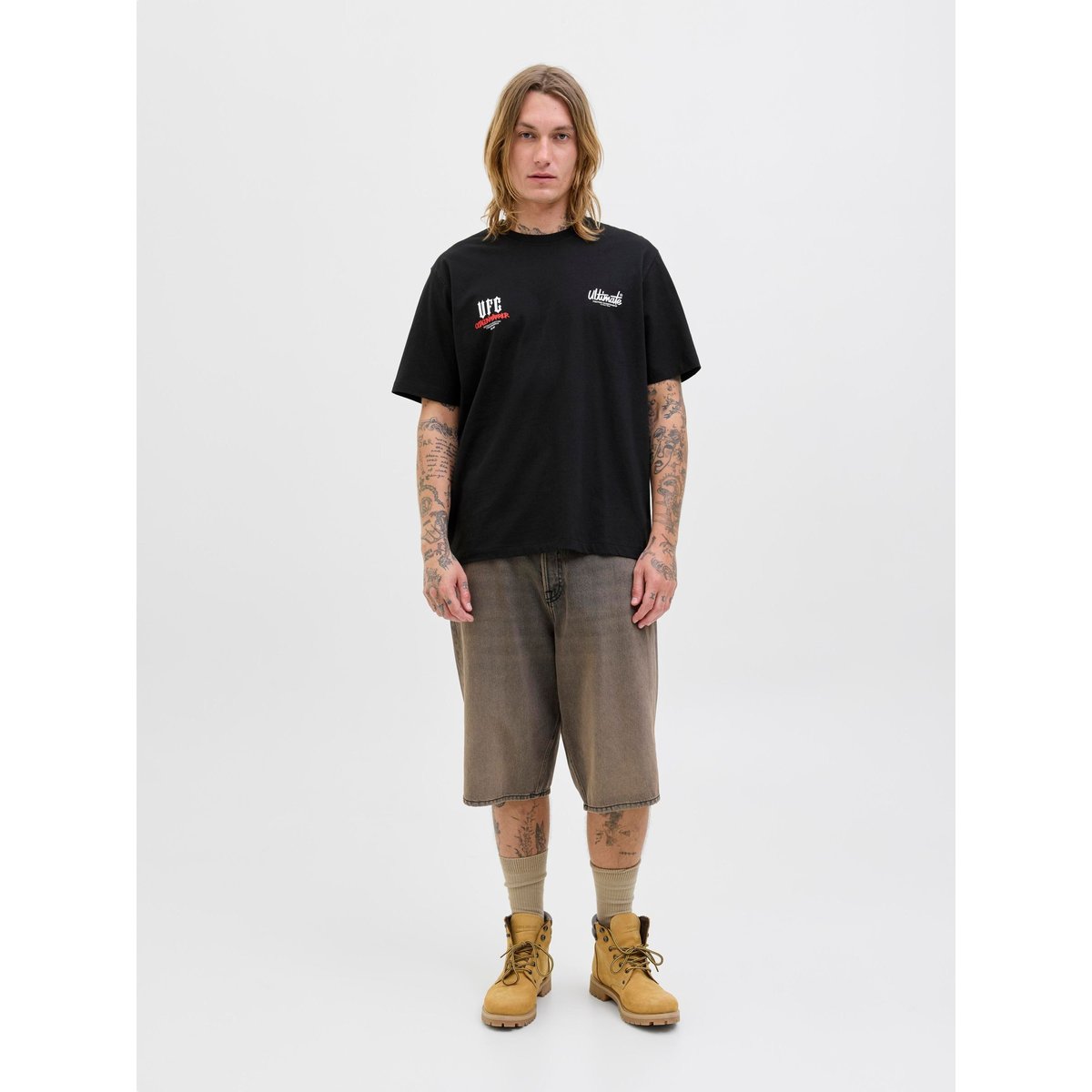T-Shirt black 1, JACK & JONES