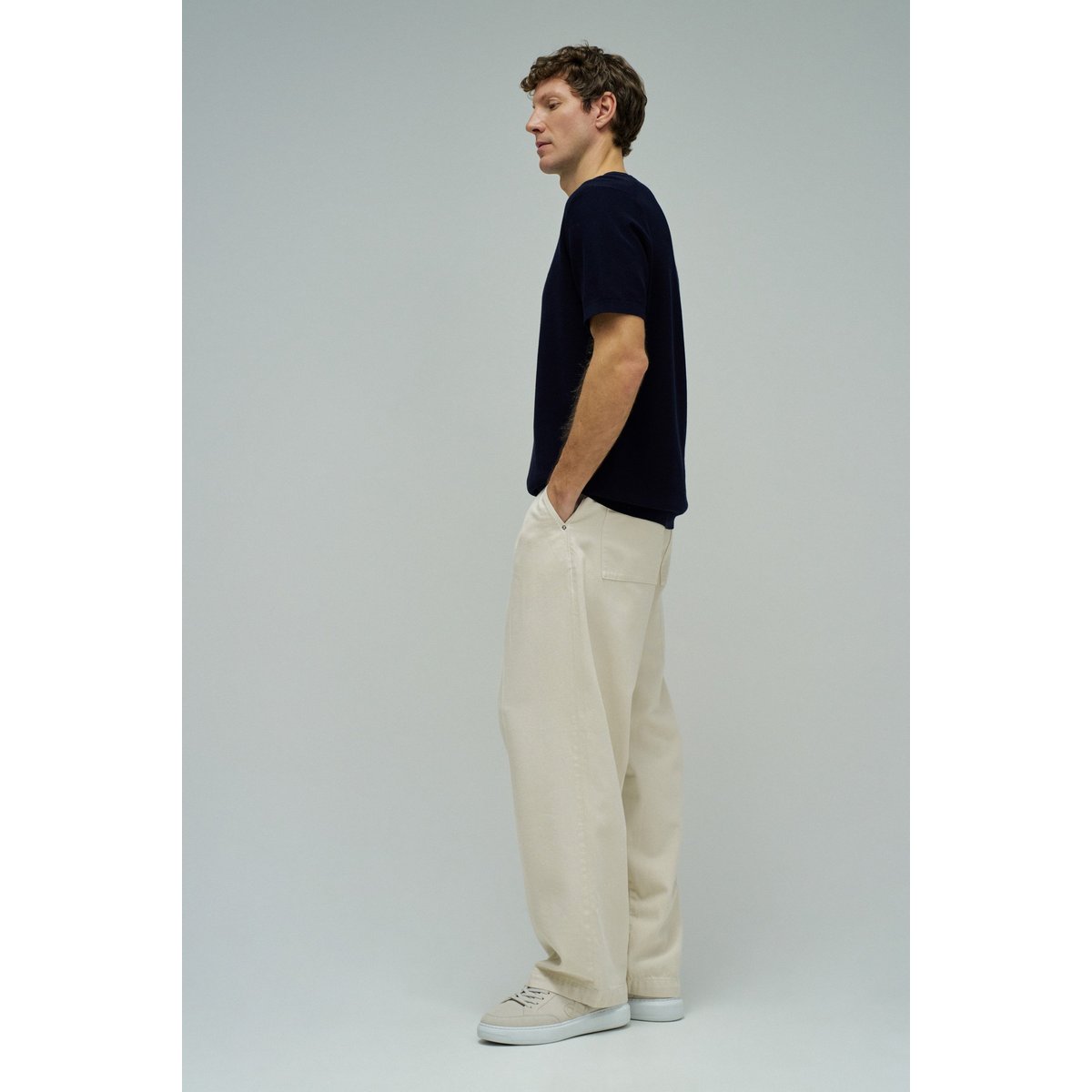 T-SHIRT EN MAILLE TRICOTÉE beige, SALSA JEANS