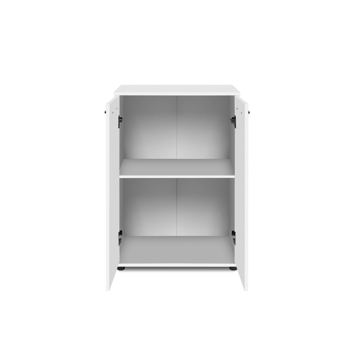 Meuble de rangement blanc 2 portes ALVA blanc, PIER IMPORT