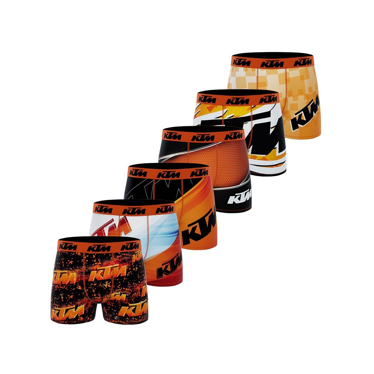 Lot De 6 Boxers Suprise Microfibre aleatoire, FREEGUN