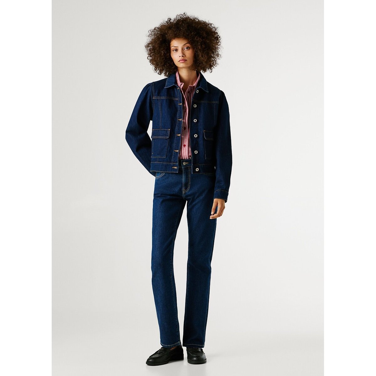 Veste en denim denim brut, PEPE JEANS