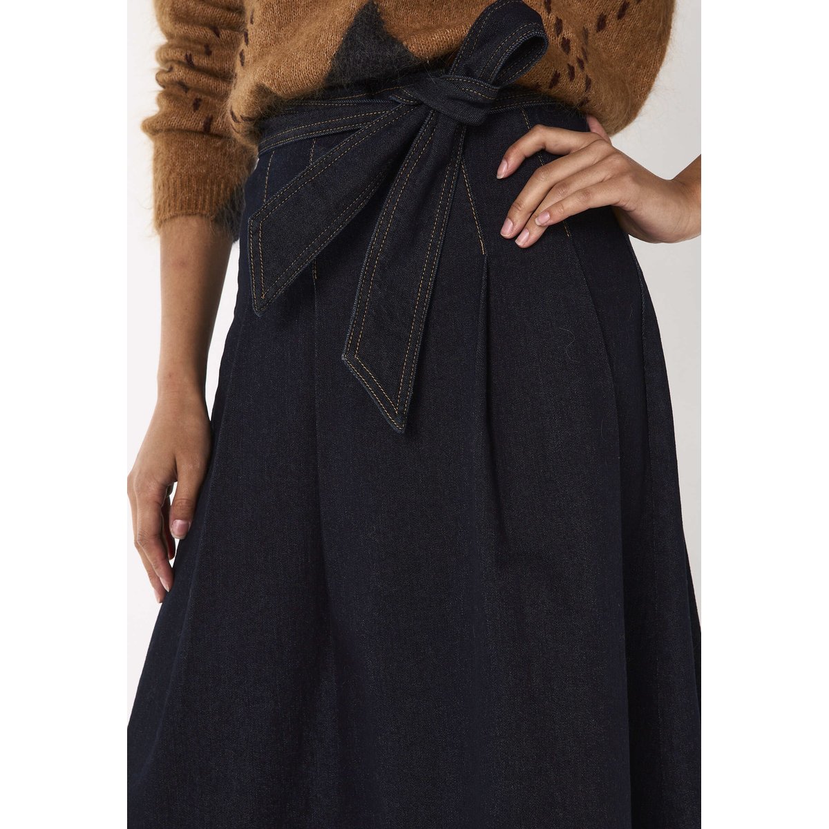 Jupe en jean VICK rinse, Maison 123
