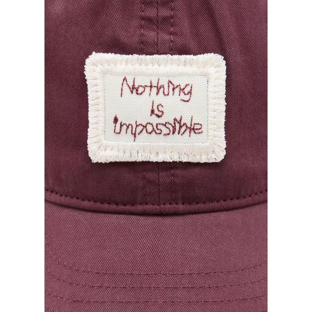 Casquette détail brodé grenat, MANGO KIDS
