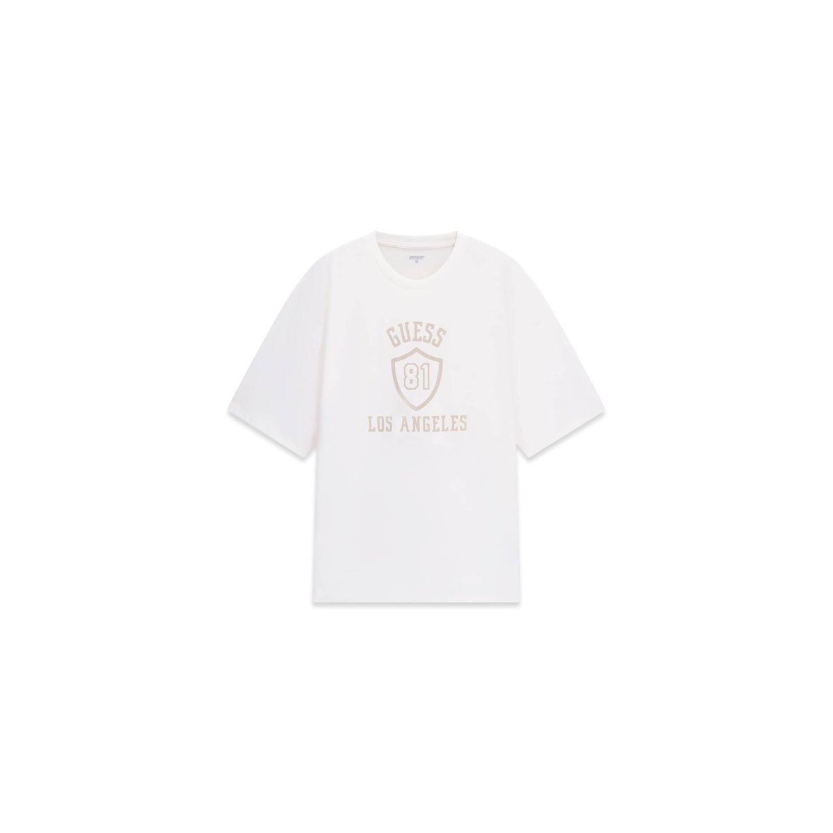 T-Shirt À Coupe Oversize blanc, GUESS