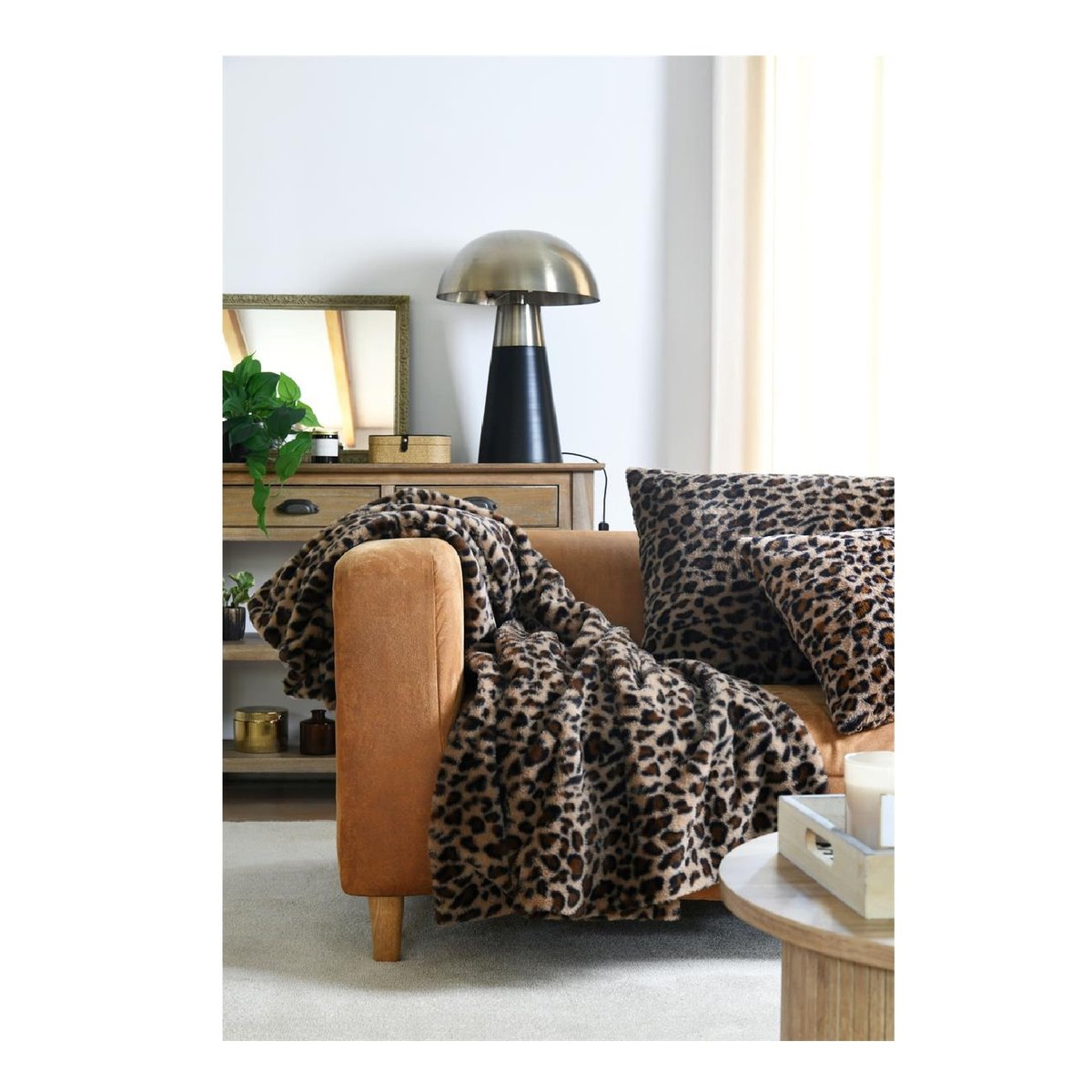 Plaid Fauves Camel multicouleur, EDEN