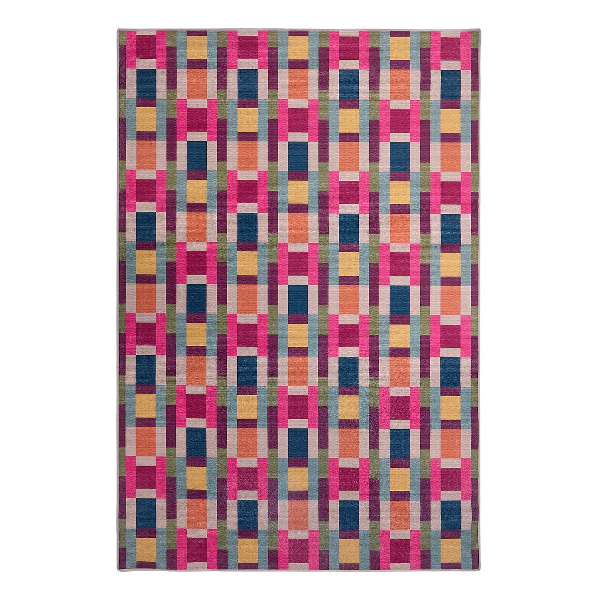 Eco-Washable Jude Geo Weave Rug multi-coloured, HUG RUG