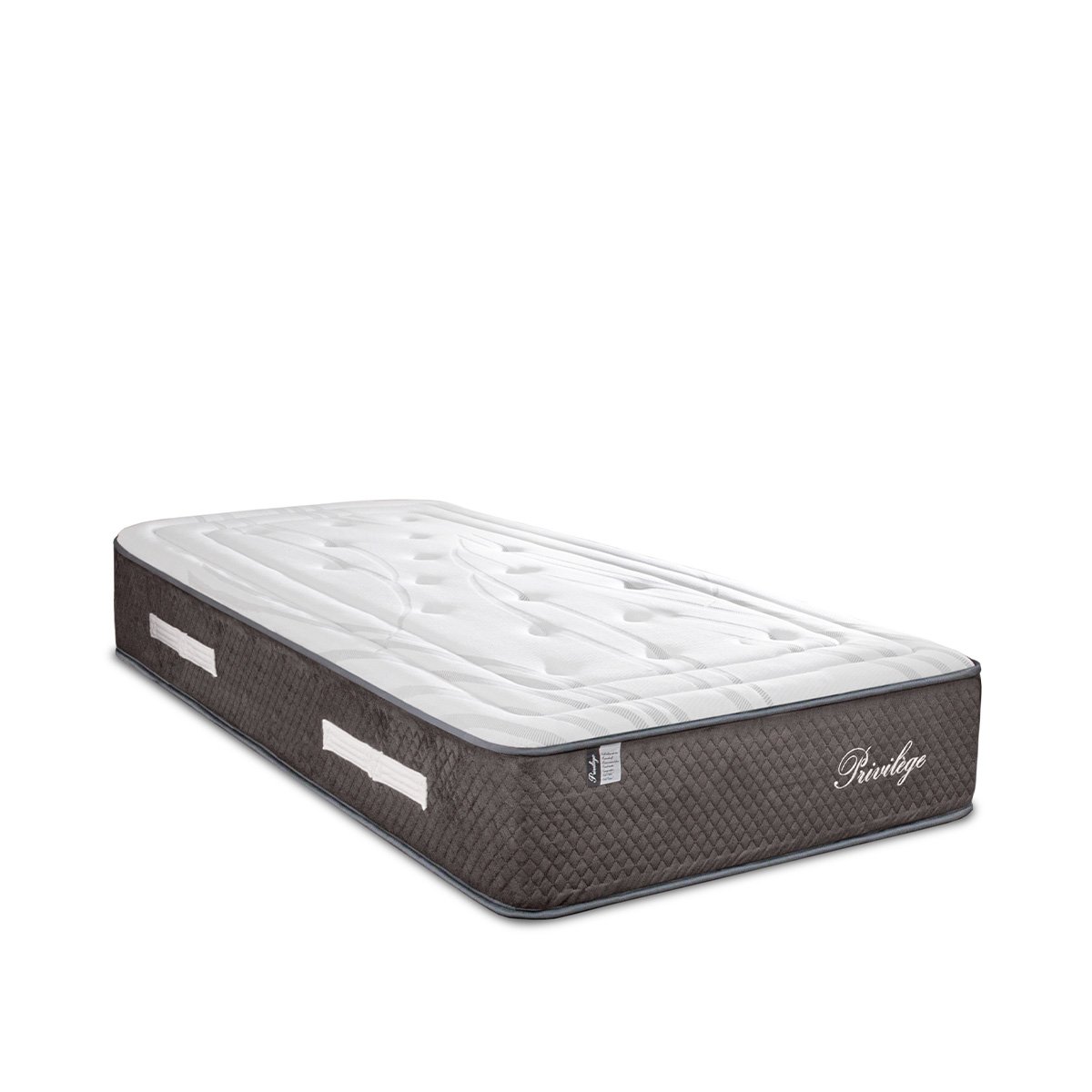 Matelas Ressorts Privilège 180x200 cm Accueil Mousse hypersoft blanc, BELLECOUR