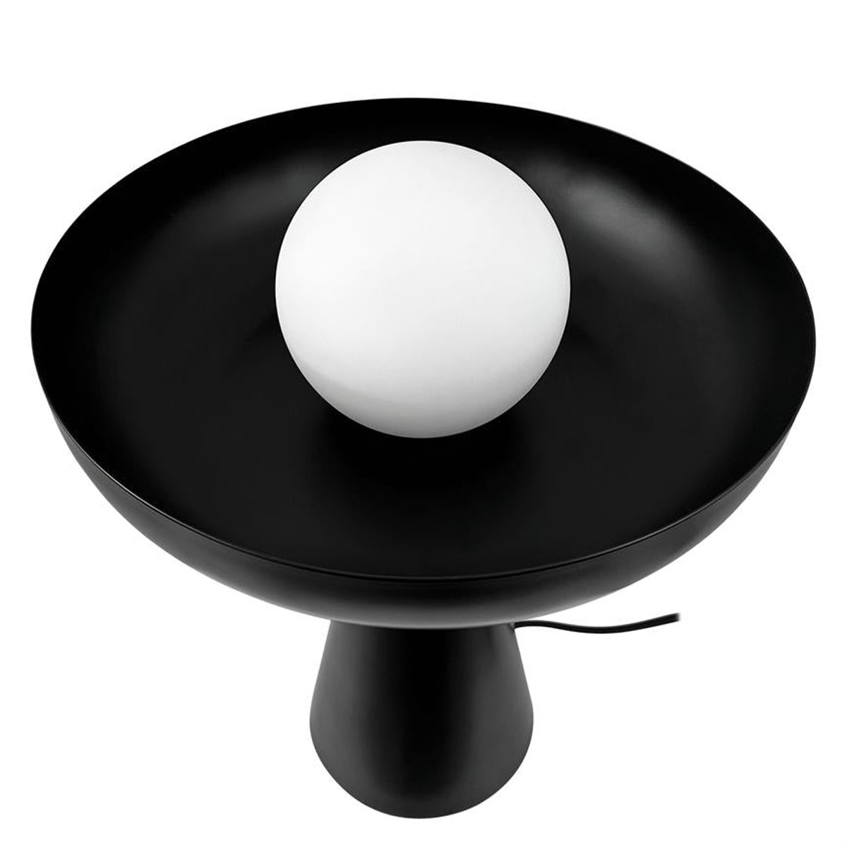 Lampe à poser en Métal et verre AVA noir, DYBERG LARSEN