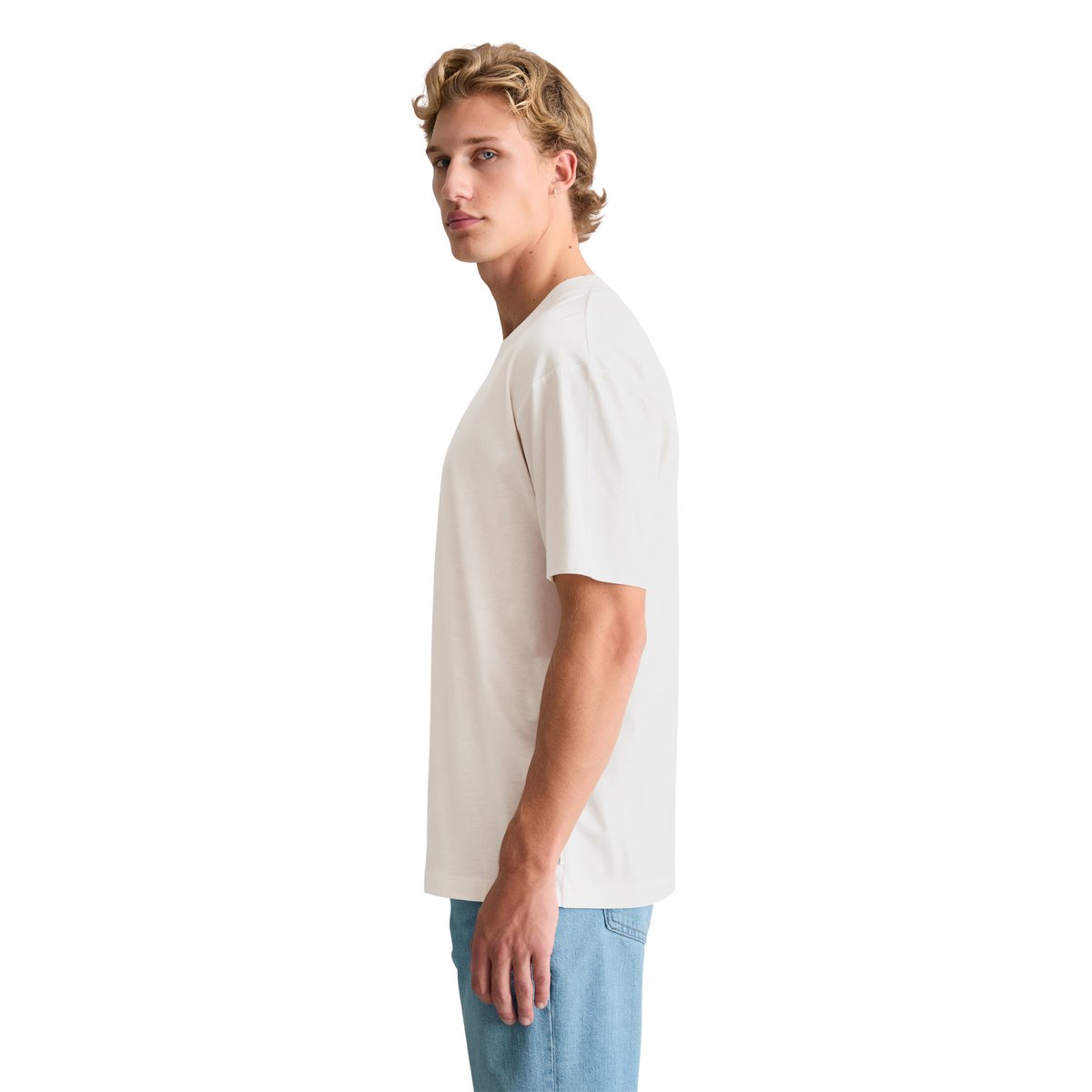 T-shirt DfC relaxed en pur coton bio blanc, MARC O’POLO DENIM