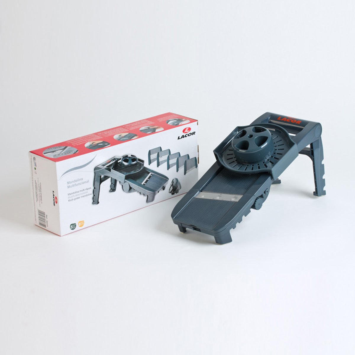 Mandoline et accessoires gris, LACOR