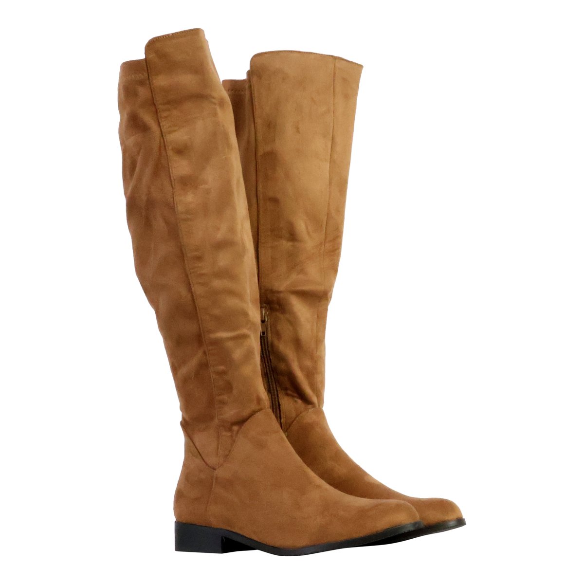 Bottes à Zip beige, THE DIVINE FACTORY