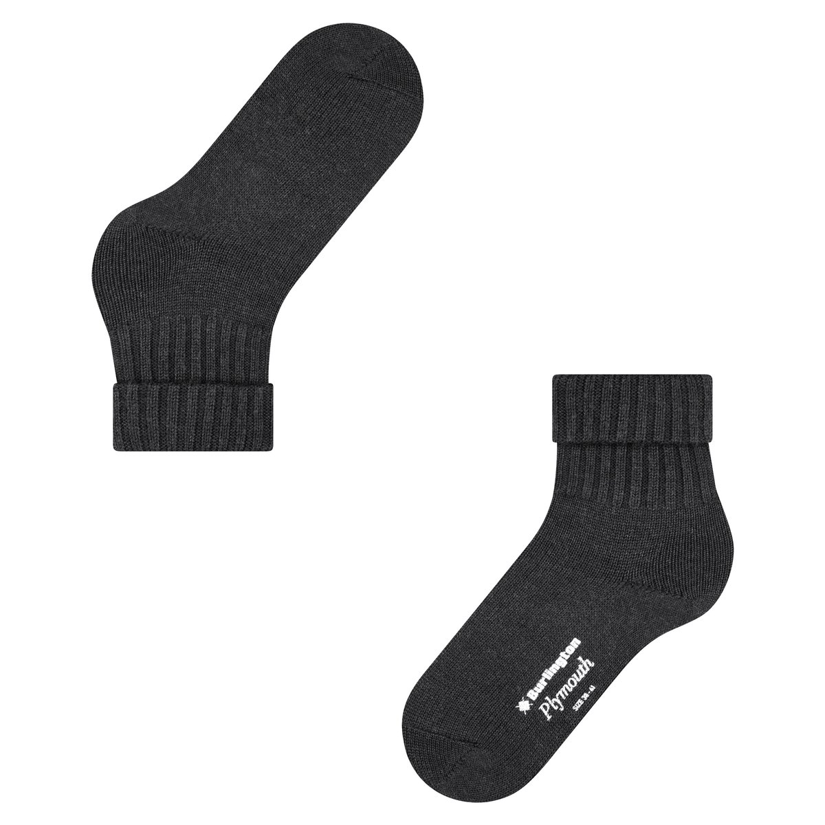 Chaussettes Plymouth Opaque gris melange, BURLINGTON