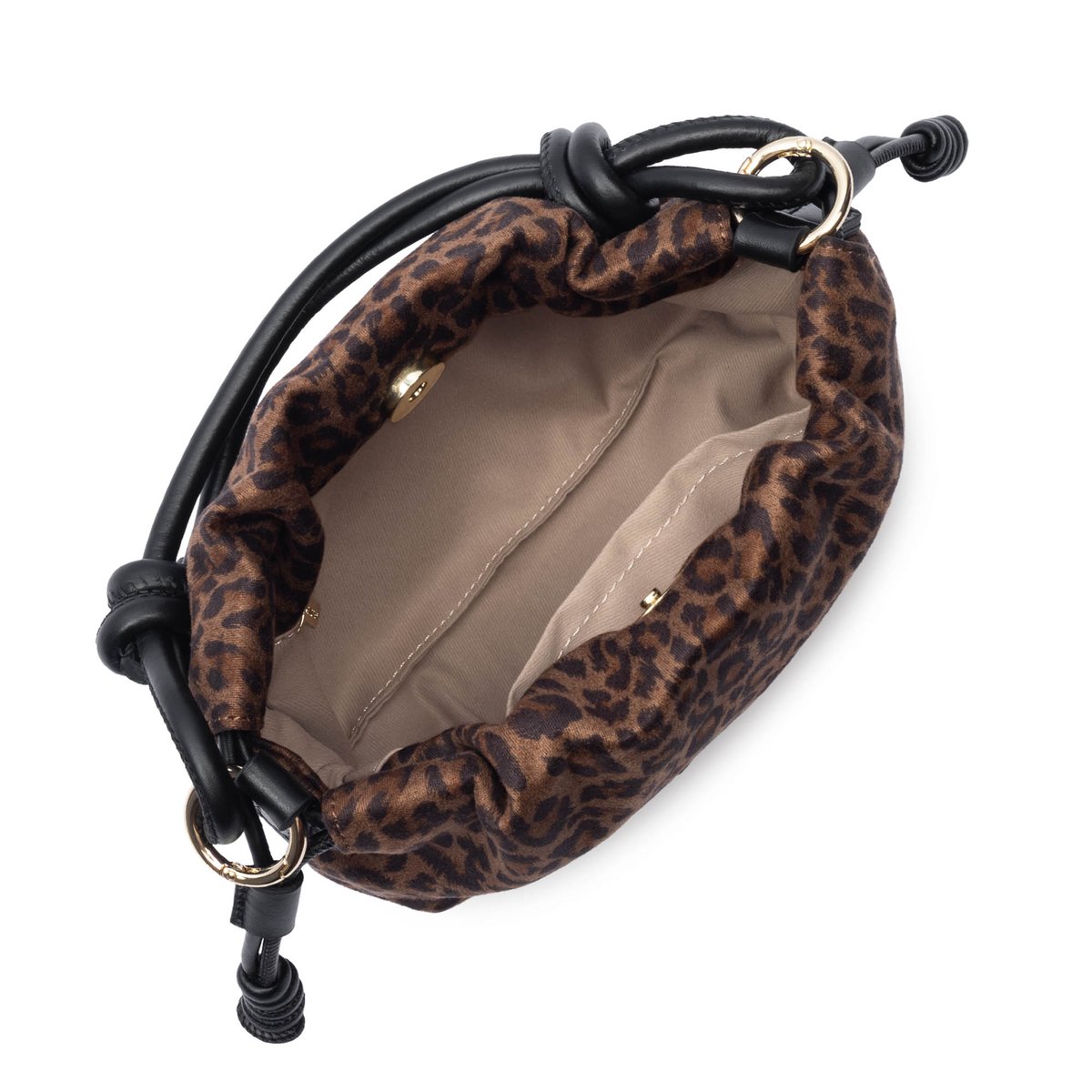 Sac besace JUNGLE marron léopard, LANCASTER