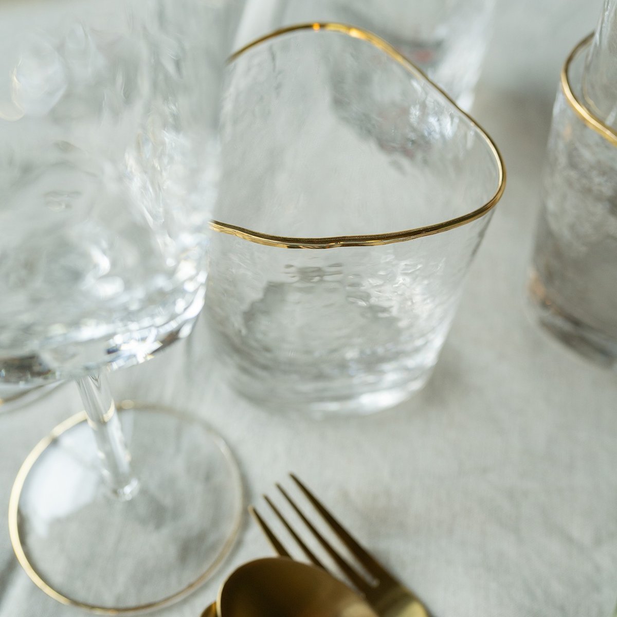 Lot de 4 verres hauts, HOMMAGE transparent, KARE DESIGN